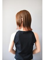 ジーニー(GeeNY)&nbsp;エンドカラーと外ハネ切りっぱなしボブ