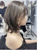 ネオウルフ×オフィスハイライトボブウルフウルフカット