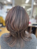 ラループ ヘアデザイン(la Loop Hair Design) くびれミディアムウルフ