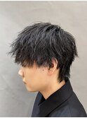 メンズパーマツイストスパイラルシャドウパーマ