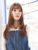 エムスラッシュ たまプラーザ(M.SLASH)&nbsp;サラ艶髪/シャギー/ロングレイヤー/ストレート/たまプラーザ