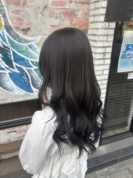 アトラ ハッピーヘアライフ 昭和町店(attra happyhairlife) トーンダウンにオススメブルーカラー