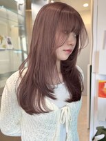 サンクマーケット 渋谷(cinq MARKET) 初めてのダブルカラーに人気のミルクティーベージュカラー