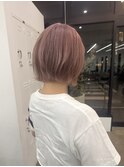 20代/30代/ハイトーンカラー/ブリーチ/ピンクベージュ/
