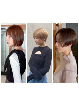 maison.の大人の余裕ある”こなれショート”が人気。繊細なカットでやわらかい質感の美シルエットが叶う♪