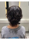 ゆるっと波巻きパーマ