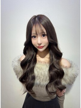 ラピス 新宿(Lapis) 【Lapis新宿】赤みが無い大人艶感アッシュブラウン/エクステ