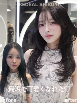 ハッシュカット/ハイレイヤーカット【レイヤー/渋谷】