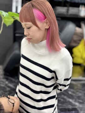 チュダック(ChuDuck) 《インナーピンク》ハイトーン/ケアブリーチ/ダブルカラー/韓国