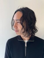 ヘアーオーパス メンズミディアムパーマ