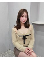 ボタン コロン 表参道 原宿(VOTAN COLON) くびれミディアム/ミディアムレイヤー/顔まわりカット