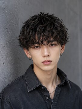 メンズリュール 心斎橋(Men's Lueur.) 波巻きパーマ×シャドウパーマ×マッシュ