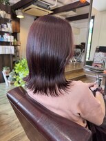 ソヨ ヘアー ミュージアム(Soyo Hair museum) ブリーチなしチェリーレッド