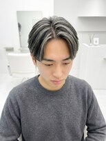 メンズイケメンパラダイス(Men'sイケメンパラダイス)&nbsp;Men'sカットハイライトツーブロック/センターパート