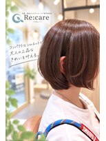 リカレ(Re:care) 【40代/髪質改善】大人上品なつや感コンパクトBOB ♪