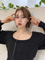 クラン 横浜(Clanc)&nbsp;20代30代/レイヤーボブ/タイトボブ/ベージュカラー/横浜美容室