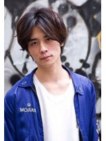 ラべリー 池袋(LOVELEY)&nbsp;メンズセンターパート　ヘアカラー　【池袋】