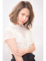 ラウンジ モリオ イケブクロ(Lounge MORIO Ikebukuro) 【morio池袋】大人可愛いウェーブボブ