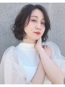 エトネ ヘアーサロン 仙台駅前(eTONe hair salon) 《eTONe》ふわっと大人bob