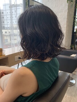 アーロン(aaron) 【サロンワーク】ナチュラルパーマボブ