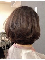 ヘアリビングアローネ(Hair Living Allone)&nbsp;大人可愛い　ふんわり前下がりボブ