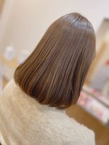 アモ(Hair design 'Amo) イルミナベージュ×ボブstyle