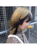ボブ/フェザーバング/大人かわいい/グラデハイライト[渋谷]