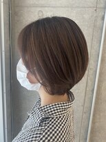 ジーナ 流山おおたかの森(Zina)&nbsp;丸みショートボブ【Zina　大越香苗】