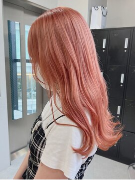 ベレーザシェルト(Beleza scelto) ba1098ベビーピンクハイトーンベージュピンクウェーブ巻き