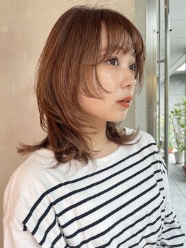 ビュートリアム 南青山(BEAUTRIUM) ミディアムウルフレイヤー 顔周りレイヤー 表参道 20代30代40代