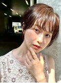 似合わせカット×アースカラー×ステップボーンカット