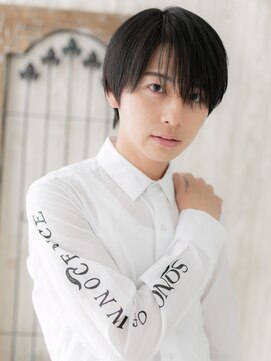 モッズヘア メン 南越谷南口店(mod's hair men) 長めバングアースカラー★ビジカジショートN南越谷10代20代30代