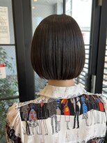 ディッシュ 五反田(dish) 五反田駅美容室☆ミニボブ/まるみが可愛い/オイル仕上げ