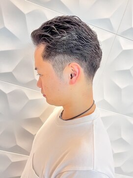 銀座マツナガ 浅草店 人気ナチュラルパーマ/アップバング/ツーブロ/ビジネス爽やか