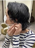 【ハクラ】ボブパーマ ウェーブパーマ ミニボブ ボブアレンジ