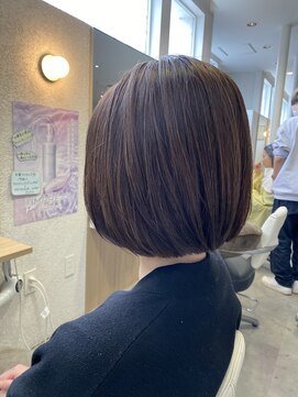 プレデフリュー 北白川本店(PUREE de FLEURS) 10代/20代/30代/ボブ/ショート/顔まわり/グレー/ベージュ/韓国