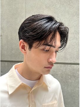 ガーデン 銀座(GARDEN) 艶センターパートニュアンスパーマダークアッシュ韓国マッシュ