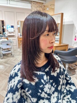 アネーロバイエーケー(ANHELO by AK) チェリーレッド×レイヤーカット