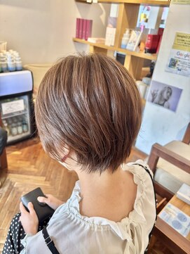 リシェールグリーン 越谷花田店(RICHAIR GREEN) ホワイトグレージュ/デジタルパーマ/チェリーブラウン/北越谷