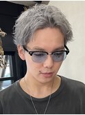 スパイキーショート/ニュアンスデザイン/シルバーアッシュ