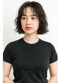 原宿ボブパーマウェーブヘアくるくるパーマスパイラルパーマボブ