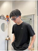 刈り上げセンターパート/小顔効果/モテる黒髪