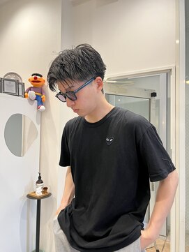 ケシキ大名(keshiki) 刈り上げセンターパート/小顔効果/モテる黒髪