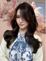 ユニ 表参道(uni)&nbsp;#85/くびれヘア/アプリコットオレンジ/夏のヘアアレンジ/表参道