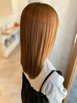 レオン(Re:ON) 縮毛矯正×セミロング