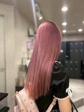 ベレーザ 渋谷(BELEZA) 15913ブリーチ＆ダブルカラー渋谷ローズブラウンモーヴピンク