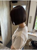 切りっぱなしミニボブ