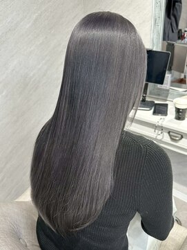 アンベル(ANBEL) レイヤーカット髪質改善ダブルカラーブリーチ西宮ハイライト