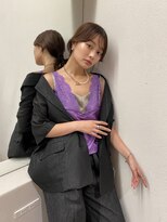 キーチェ 梅田中崎町(keych)&nbsp;レイヤーカット/ミディアムレイヤー/髪質改善/顔まわりカット