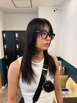 ヘアーブレイス(hair brace)&nbsp;千葉駅/着物ヘア/大人ガーリー/ダークアッシュ/似合わせカット